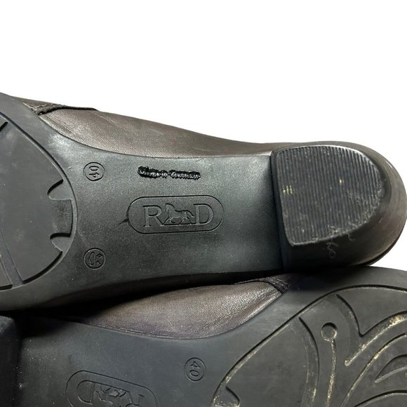 Remonte Dorndorf Brown Leather Side Zip Bootie Boot Shoes Womens 40 US 9-9.5 - Picture 16 of 16